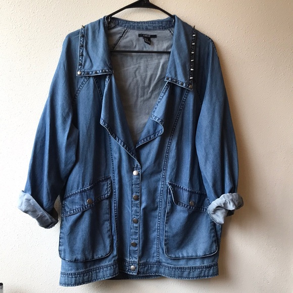 Jackets & Blazers - Jeans oversized jacket